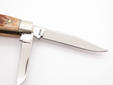Vtg Browning 341 Imai Seki Japan Bone AUS-8A Folding Stockman Pocket Knife Gappy