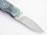 Vtg Seki Cut SC-160 Green Folding Knife San Mai VG-10 Blade & Aluminum By Hiro