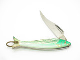 Vintage 1950s Yasuo Imai Seki Japan Green Fish 3" Folding Pocket Knife