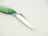 Vintage 1950s Yasuo Imai Seki Japan Green Fish 3" Folding Pocket Knife