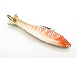Vintage 1950s Yasuo Imai Seki Japan Orange Fish 3" Folding Pocket Knife