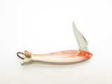 Vintage 1950s Yasuo Imai Seki Japan Orange Fish 3" Folding Pocket Knife