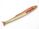 Vintage Yasuo Imai Prototype Seki Japan P-547 Red Fish 5" Folding Pocket Knife