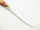 Vintage Yasuo Imai Prototype Seki Japan P-547 Red Fish 5" Folding Pocket Knife