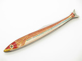 Vintage Yasuo Imai Prototype Seki Japan P-547 Red Fish 5" Folding Pocket Knife