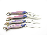 Vintage 1950s Yasuo Imai Seki Japan Pink/Blue Fish 3" Folding Pocket Knife