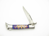 Vintage Yasuo Imai Prototype Seki Japan Blue Dragon 4" Swing Guard Folding Knife