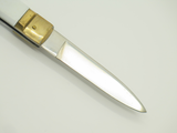 Vintage 1950s MESA Rostfrei Springer Yasuo Imai Seki Japan Automatic White 4.25" Folding Knife
