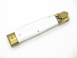 Vintage 1950s MESA Rostfrei Springer Yasuo Imai Seki Japan Automatic White 4.25" Folding Knife