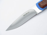 Vtg Seki Cut 160 Burlwood Fixed San Mai VG-10 Hunting Tactical Knife By Hiro