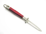 Vintage 1950s Yasuo Imai Seki Japan Red 3.5" Swing Guard Folding Knife