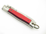 Vintage 1950s Yasuo Imai Seki Japan Red 3.5" Swing Guard Folding Knife