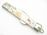 Vintage Yasuo Imai Proto Seki Japan White Matador 5" Swing Guard Folding Knife