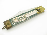 Vintage 1950's Yasuo Imai Automatic Seki Japan Green Matador 4.25" Folding Knife