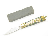 Vintage 1950s Yasuo Imai Automatic Seki Japan Green Matador 4.25" Folding Knife