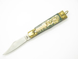 Vintage 1950s Yasuo Imai Automatic Seki Japan Green Matador 4.25" Folding Knife