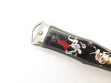 Vintage Yasuo Imai Proto Seki Japan Black Matador Swing Guard Folding Knife