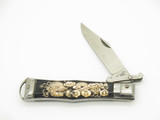 Vintage Yasuo Imai Proto Seki Japan Black Matador Swing Guard Folding Knife