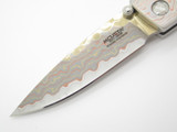 Mcusta Seki Japan Bamboo Limited Edition Mokume Damascus Folding Pocket Knife