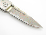 Mcusta Seki Japan Bamboo Limited Edition Mokume Damascus Folding Pocket Knife