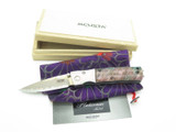 Mcusta Seki Japan Bamboo Limited Edition Mokume Damascus Folding Pocket Knife