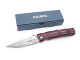 Mcusta MC-20 Limited Edition Seki Japan Red Bamboo SPG2 Folding Pocket Knife