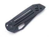 Vtg Seki Cut SC-143 Framelock Folding Pocket Knife ATS-34 Tanto G Sakai (Black)