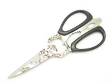 Mcusta Knives Zanmai Kitchen Shears Scissors Seki Japan Custom Sakura Etch