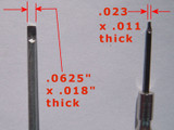ScrewSaver Watch ER16 Collet Screwdriver Sharpener Micro Blade .020 Diam/ 001"±
