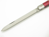 Vtg 1950 Yasuo Imai Proto 656 Sports World Seki Japan Red Folding Melon Knife