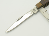 Vtg 1950s Prototype Yasuo Imai Seki Japan Wood & Brass Folding Pocket Knife
