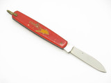 Vtg 1950s Proto 542 Yasuo Imai Red Cyprus 2.75" Seki Japan Folding Pocket Knife