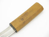 Vintage 1980s Seki Japan Prototype Short Samurai Katana Tanto Fixed Blade Knife