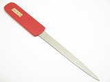 Vtg F-526 Prototype Seki Japan Stainless Red Gentleman 8.75" Desk Letter Opener