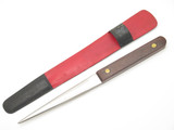 Vtg Seki Japan Stainless Gentleman 8.25" Rosewood Desk Letter Opener & Case