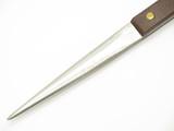 Vtg Seki Japan Stainless Gentleman 8.25" Rosewood Desk Letter Opener & Case