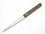 Vtg Rosewood Seki Japan Stainless Steel Gentleman 8.25" Desk Letter Opener