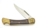 Vtg '80s Magnum Boker Seizo Imai Seki Japan Scroll Folding Hunter Lockback Knife