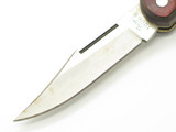 Vintage Fury Seizo Imai 10068 Seki Japan 4.25 Wood Folding Hunter Lockback Knife