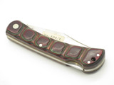 Vintage Fury Seizo Imai 10068 Seki Japan 4.25 Wood Folding Hunter Lockback Knife