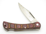Vintage Fury Seizo Imai 10068 Seki Japan 4.25 Wood Folding Hunter Lockback Knife