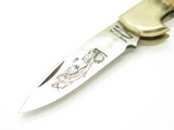 Vtg 1980s Parker Prototype Bears Imai 763 Seki Japan Bone 3.25" Lockback Knife