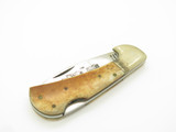Vtg 1980s Parker Prototype Bears Imai 763 Seki Japan Bone 3.25" Lockback Knife
