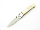 Vintage Parker Benchmade Seizo Imai Seki Japan Bone 3.62" Top Lock Folding Knife
