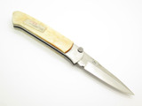Vintage Parker Benchmade Seizo Imai Seki Japan Bone 3.62" Top Lock Folding Knife