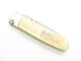 Vintage Parker Benchmade Seizo Imai Seki Japan Bone 3.62" Top Lock Folding Knife