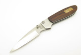 Vtg 1980s Parker Benchmade Top Lock Seizo Imai Seki Japan Wood Folding Knife