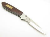 Vtg 1980s Parker Benchmade Top Lock Seizo Imai Seki Japan Wood Folding Knife