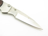 Vtg 1980s Parker Benchmade Top Lock Seizo Imai Seki Japan Wood Folding Knife