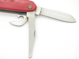 Vtg 1960s Yasuo Imai Prototype Seki Japan 3.62" Red Multi Tool Folding Knife